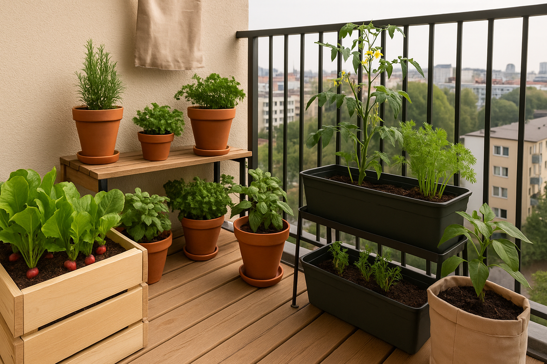 Comment créer un coin potager sur un petit balcon en 7 étapes