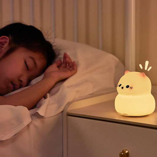 Veilleuse Chaton Doux Lumineux