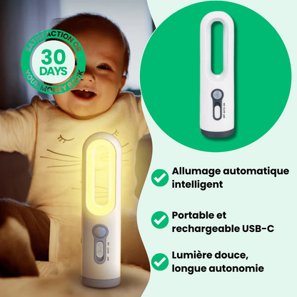Lampe Veilleuse Détecteur de Mouvement Rechargeable