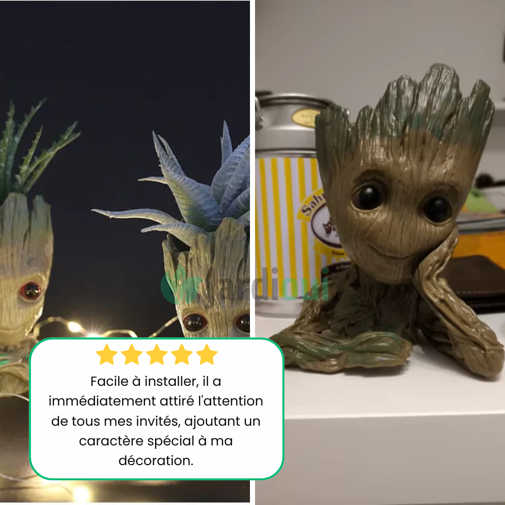 Pot de Plantes Fantaisiste "Gardien de la Forêt"