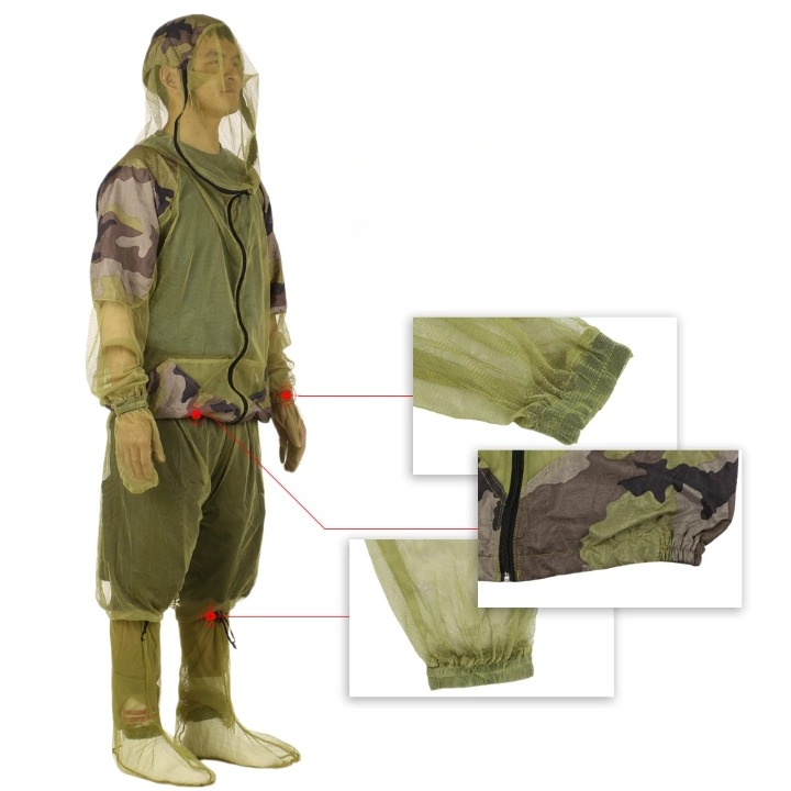 Tenue intégrale anti-moustiques respirante