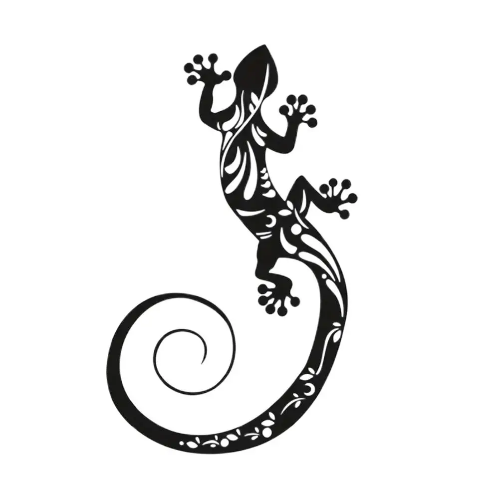 Jardioui 6 Décorations (5.82 €/ pcs) Décoration Murale Lézard en Métal