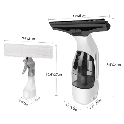 Jardioui Aspirateur de Vitres Rechargeable Haute Performance
