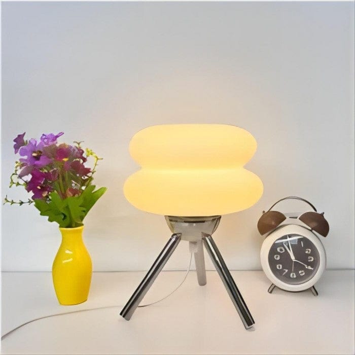 Jardioui Beige Lampe de table trépied Élégance Moderne