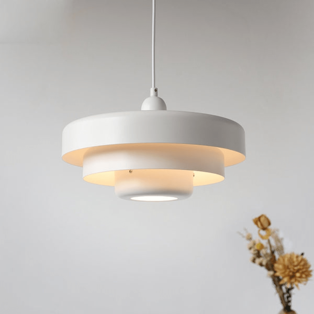 Jardioui Blanc / Blanc froid Suspension Luminaire Vintage LED Sophistiquée