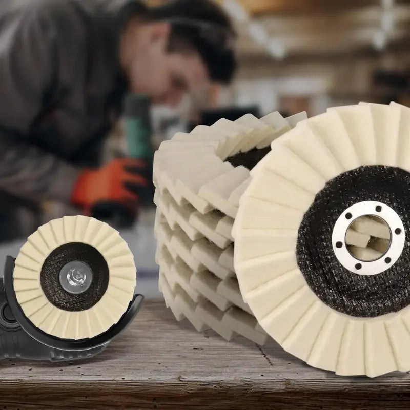 Jardioui Disque de polissage en feutre précis