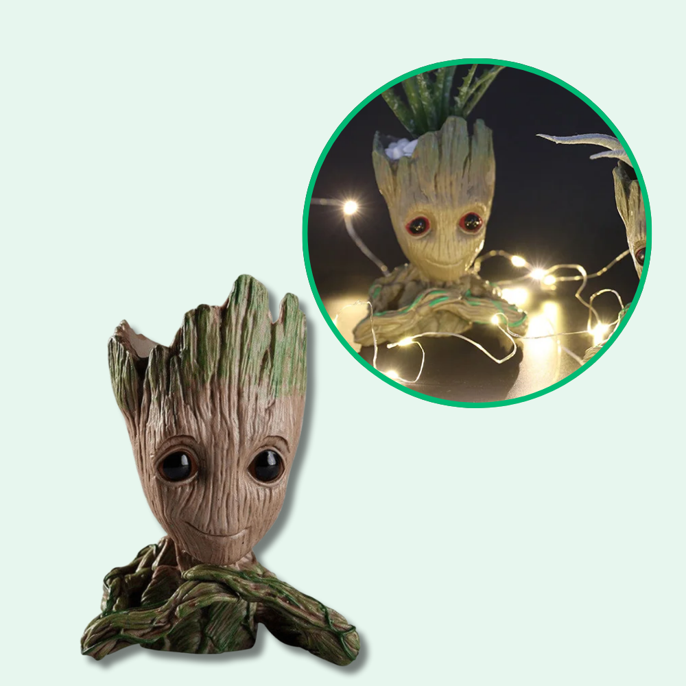 Jardioui Doux Pot de Plantes Fantaisiste "Gardien de la Forêt"