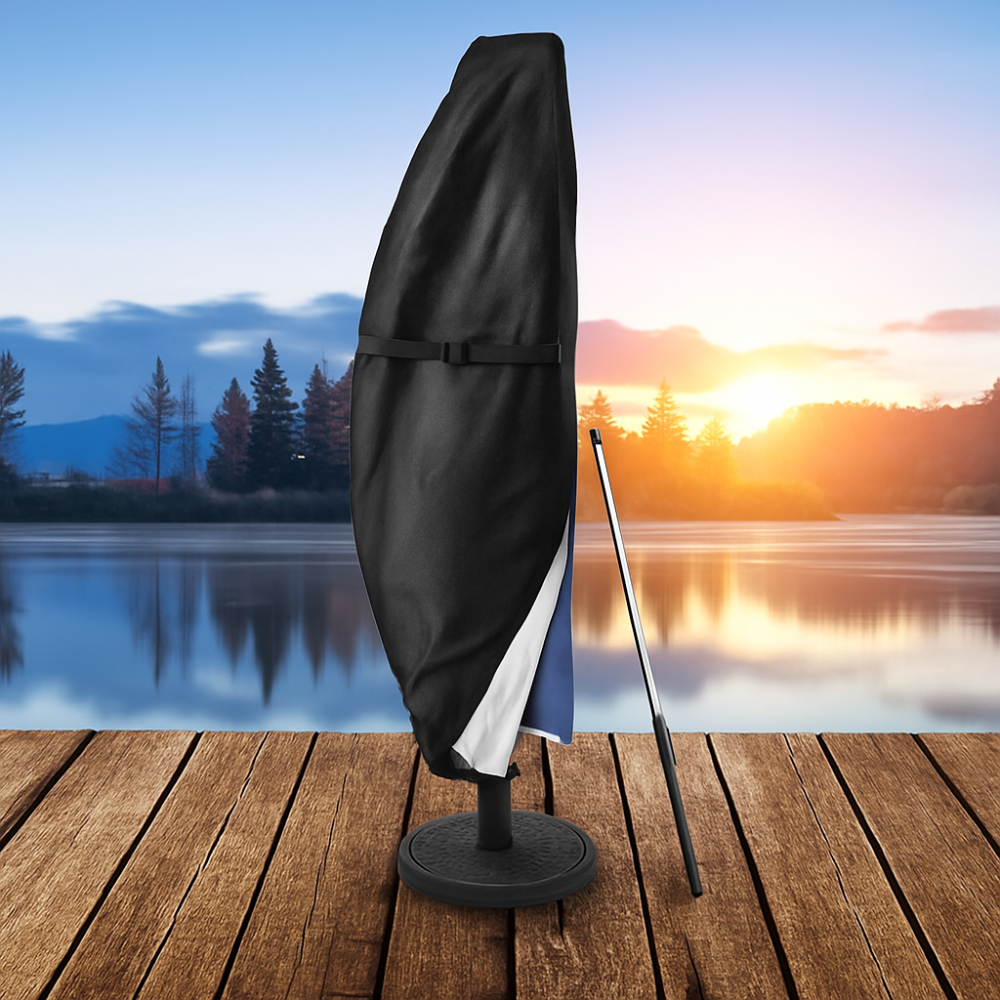 Jardioui Housse Parasol Déporté Premium