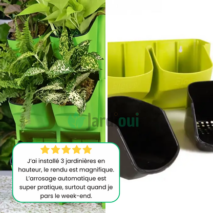 Jardioui Jardinière verticale auto-arrosante (1 pièce)