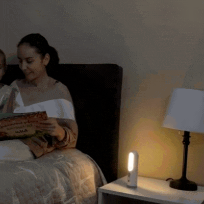 Jardioui Lampe Veilleuse Détecteur de Mouvement Rechargeable