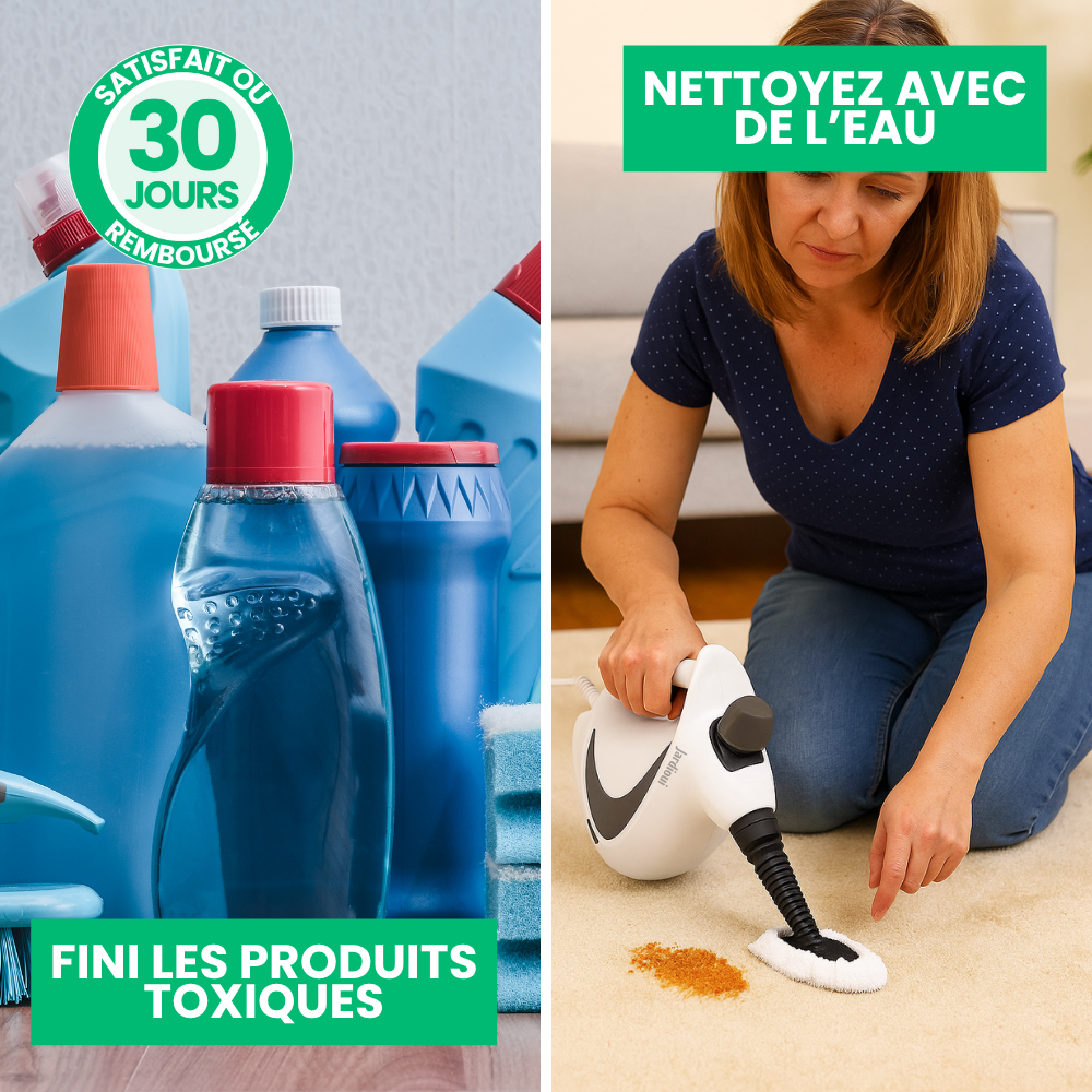 Jardioui Nettoyeur Vapeur Compact Multi-Surfaces | V46 PRO