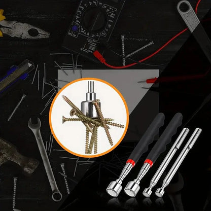 Jardioui Outil de Ramassage Télescopique Magnétique Multifonction