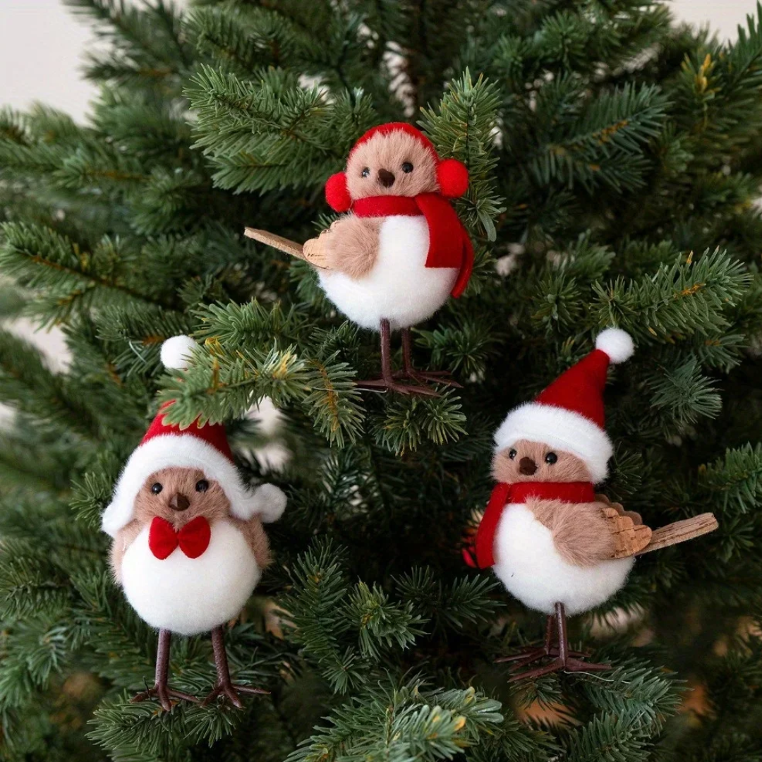 Jardioui Petits Oiseaux Festifs à Suspendre