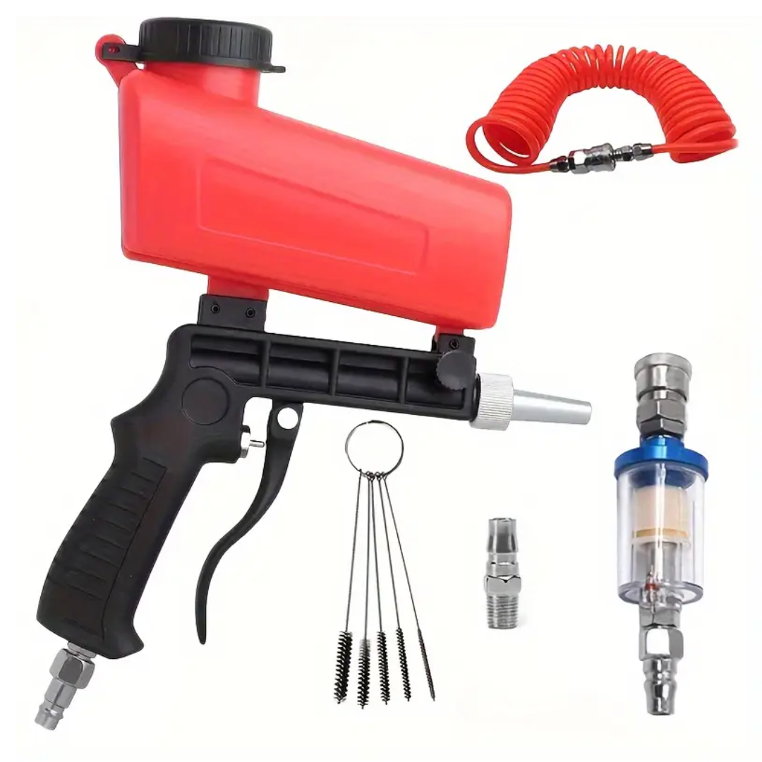 Jardioui Pistolet de Sablage Réglable Puissant