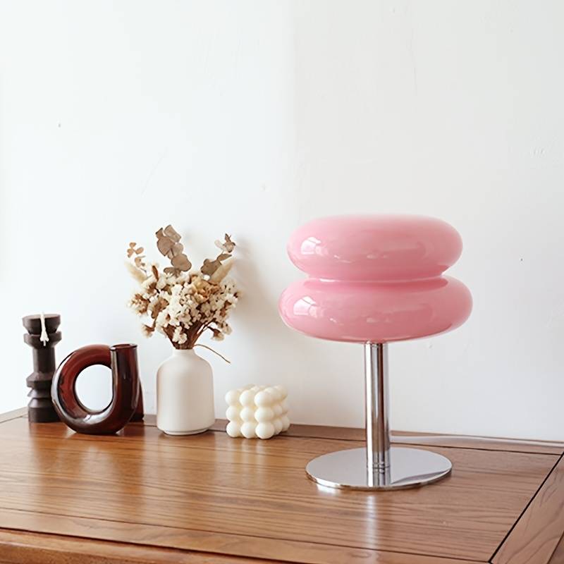 Jardioui Rose Lampe Champignon Trichromatique Ajustable