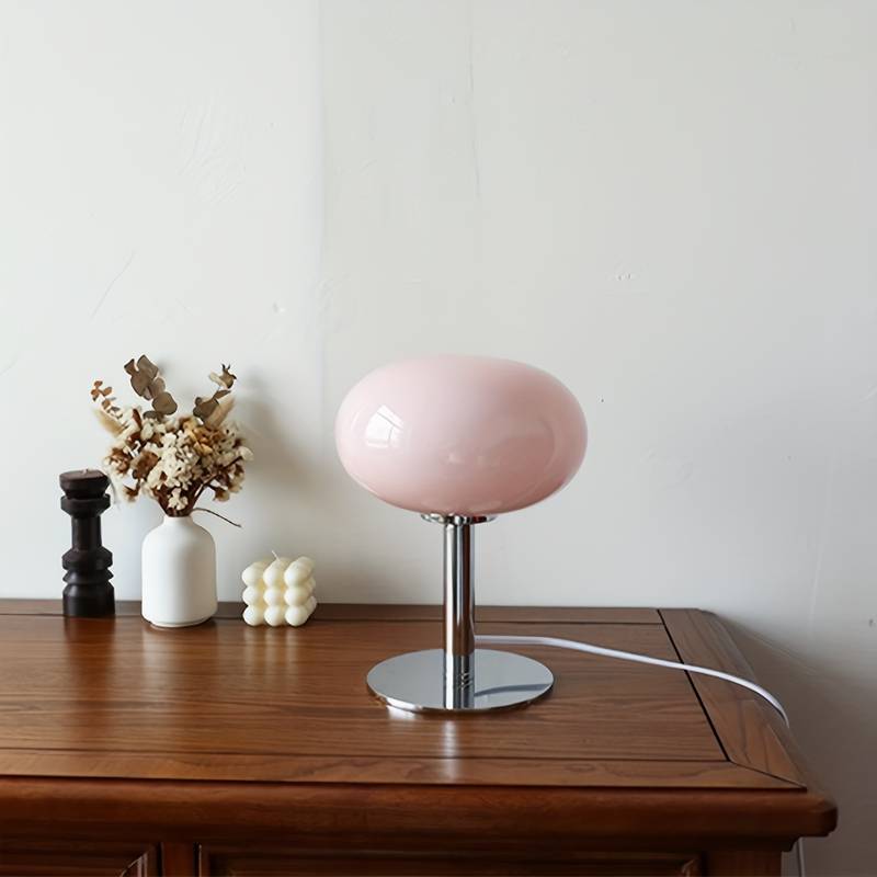 Jardioui Rose Lampe de Table Artistique Moderne