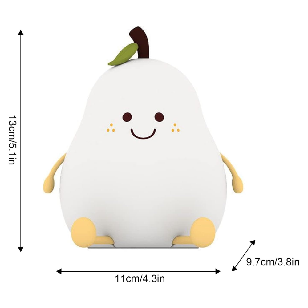 Jardioui Veilleuse Poire Mignonne Lumineuse