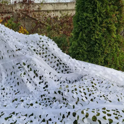 Jardioui Voile d'ombrage Camouflage Blanc