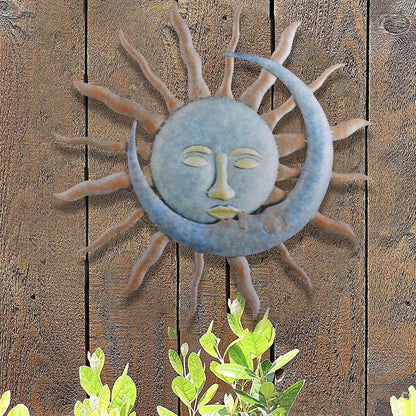 frJardioui Décoration Murale Extérieure " Le Baiser des Astres "