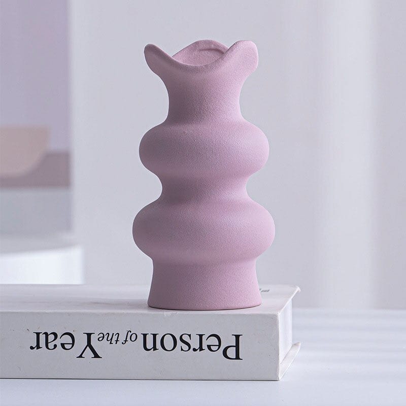 frJardioui Rose ( Moyen ) Vase en Céramique "Giro"
