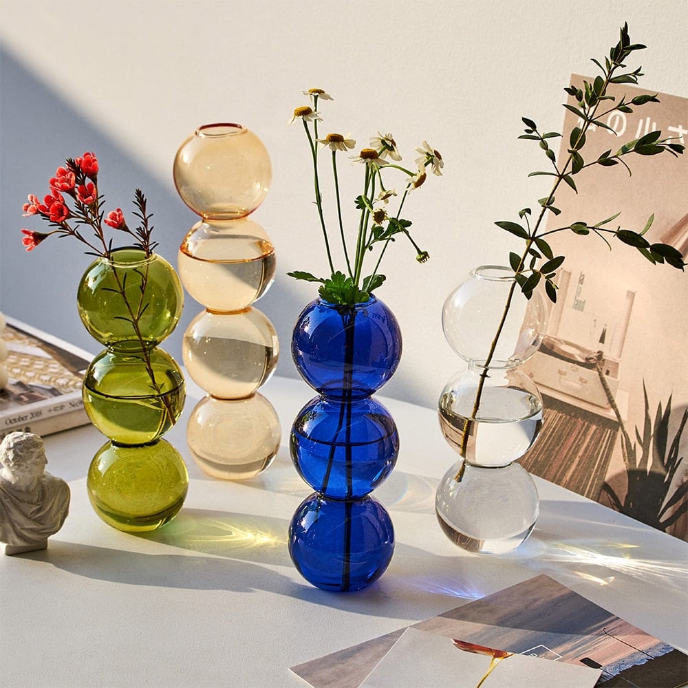 frJardioui Vase en Verre "Bubble Glass"