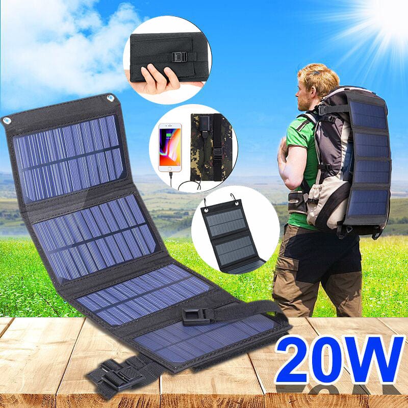 Jardioui SunFold 20 - Panneau solaire Pliable portable